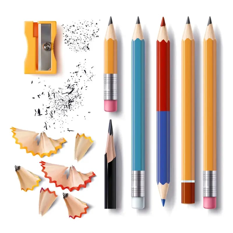 Pencil packing work photo